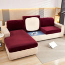 housse-de-coussin-de-siege-dassise-en-velours-rouge-vin-canape-fauteuil – La Maison de la Housse