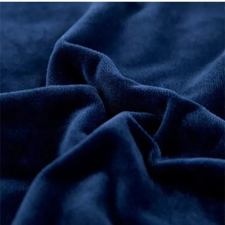 housse-de-coussin-en-velours-bleu-marine – La Maison de la Housse
