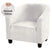 housse-de-fauteuil-club-velours-blanc – La Maison de la Housse