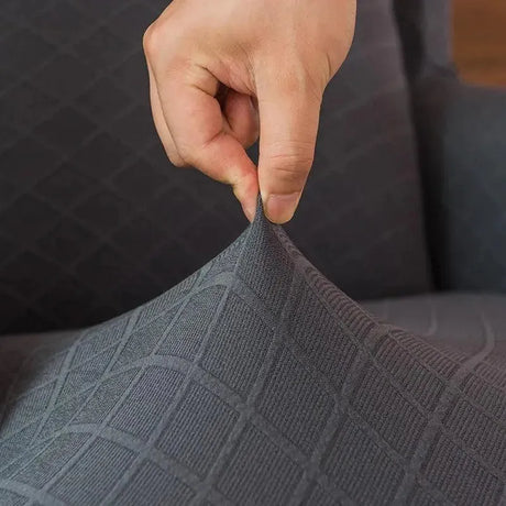 housse-de-fauteuil-inclinable-gris-clair-extensible – La Maison de la Housse