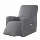 housse-de-fauteuil-inclinable-gris-clair-extensible – La Maison de la Housse