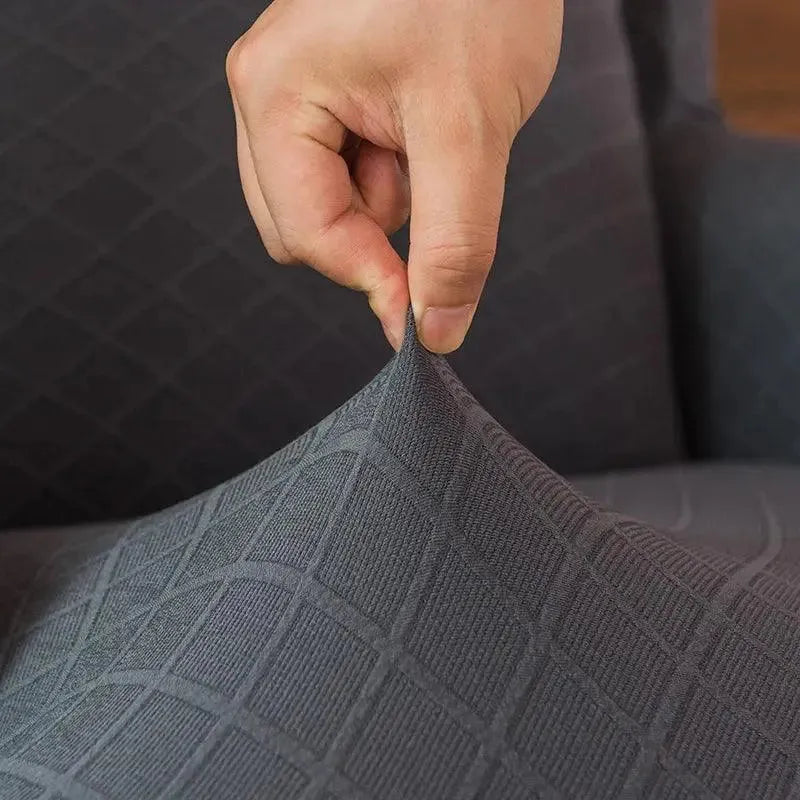 housse-de-fauteuil-inclinable-gris-extensible – La Maison de la Housse