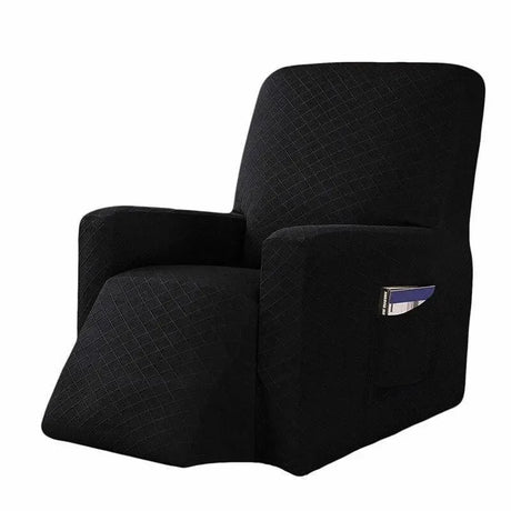 housse-de-fauteuil-inclinable-noir-extensible – La Maison de la Housse