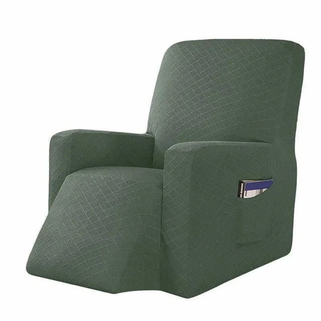 housse-de-fauteuil-inclinable-vert-extensible – La Maison de la Housse