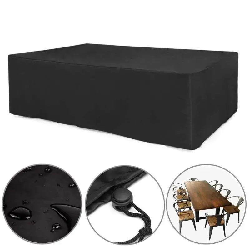 housse-de-protection-noir-table-de-jardin-exterieur-waterproof – La Maison de la Housse