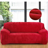 housse-en-velours-rouge-pour-canape-extensible-ajustable – La Maison de la Housse