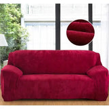 housse-en-velours-rouge-vin-pour-canape-extensible-ajustable – La Maison de la Housse