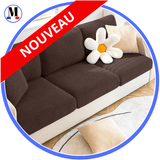 Housse Marron Coussin D'assise & Dossier - Canapé & Fauteuil - La Maison de la Housse®