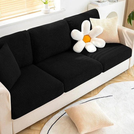Housse Noir Coussin D'assise & Dossier pour HOUSSE SIEGES DE CANAPÉ – La Maison de la Housse®