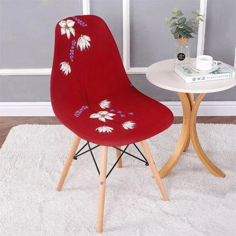housse-pour-chaise-scandinave-red-floral – La Maison de la Housse
