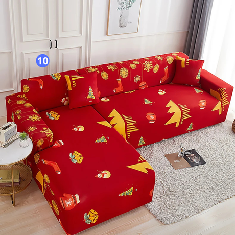 Housse de Canapé d'Angle - Motif Noël pour Housse De Canapé d'Angle – La Maison de la Housse