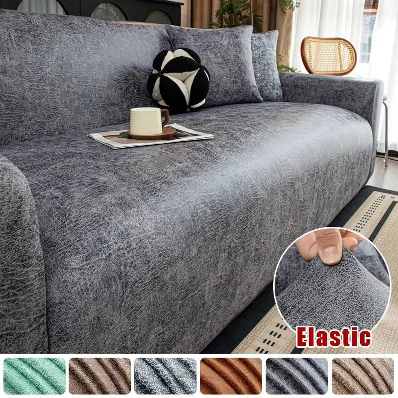 housses-de-canape-effet-cuir-extensibles – La Maison de la Housse