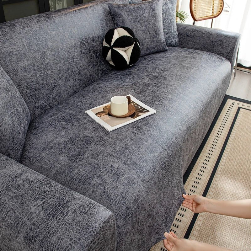 Housses de Canapé Extensibles - Effet Cuir - La Maison de la Housse®