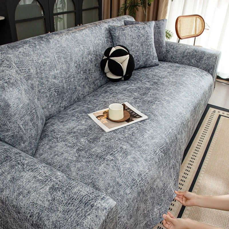 Housses de Canapé Extensibles - Effet Cuir - La Maison de la Housse®