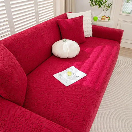 Housses de Canapé Jacquard Fleur pour Housse de canapé – La Maison de la Housse®