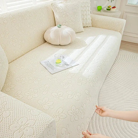 Housses de Canapé Jacquard Fleur pour Housse de canapé – La Maison de la Housse®