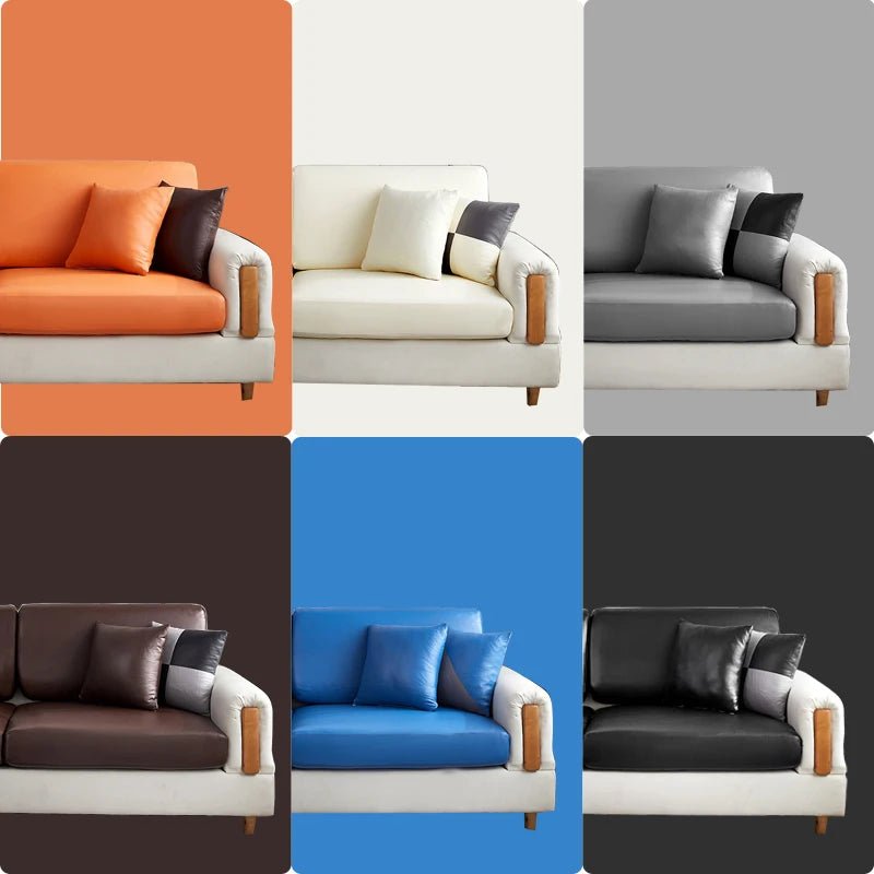 Housses de Coussins d'Assise en Simili cuir Imperméable - La Maison de la Housse®