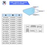 Housses de Coussins d'Assise en Simili cuir Imperméable - La Maison de la Housse®
