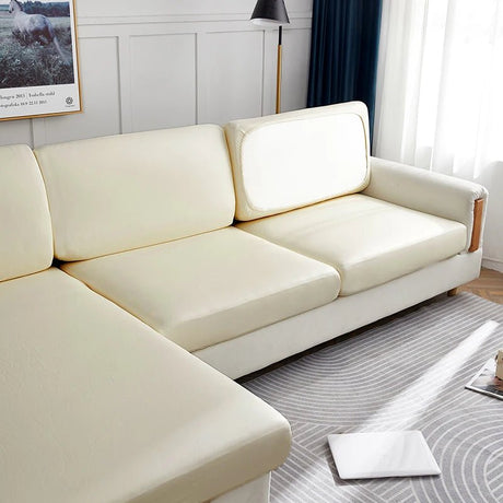 Housses de Coussins d'Assise en Simili cuir Imperméable - La Maison de la Housse®