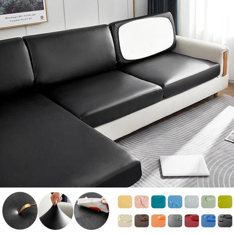 Housses de Coussins d'Assise en Simili cuir Imperméable - La Maison de la Housse®