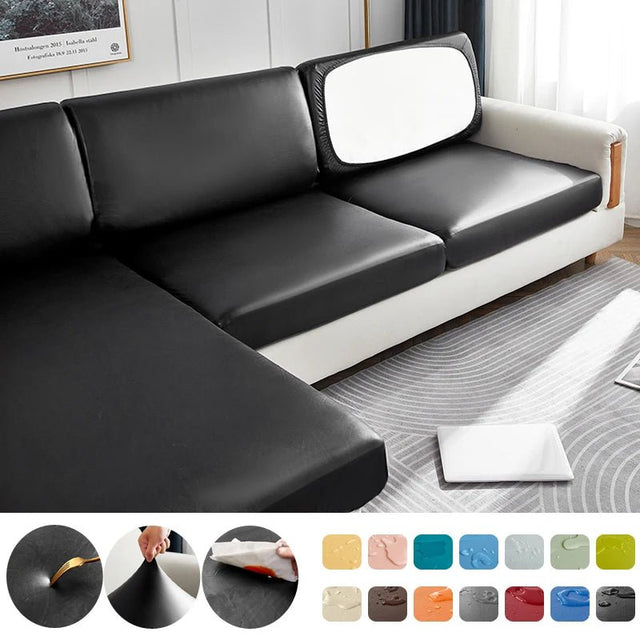 Housses de Coussins d'Assise en Simili cuir Imperméable - La Maison de la Housse®