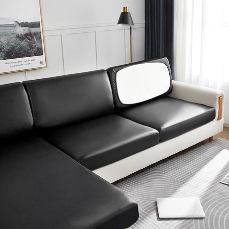 Housses de Coussins d'Assise en Simili cuir Imperméable - La Maison de la Housse®