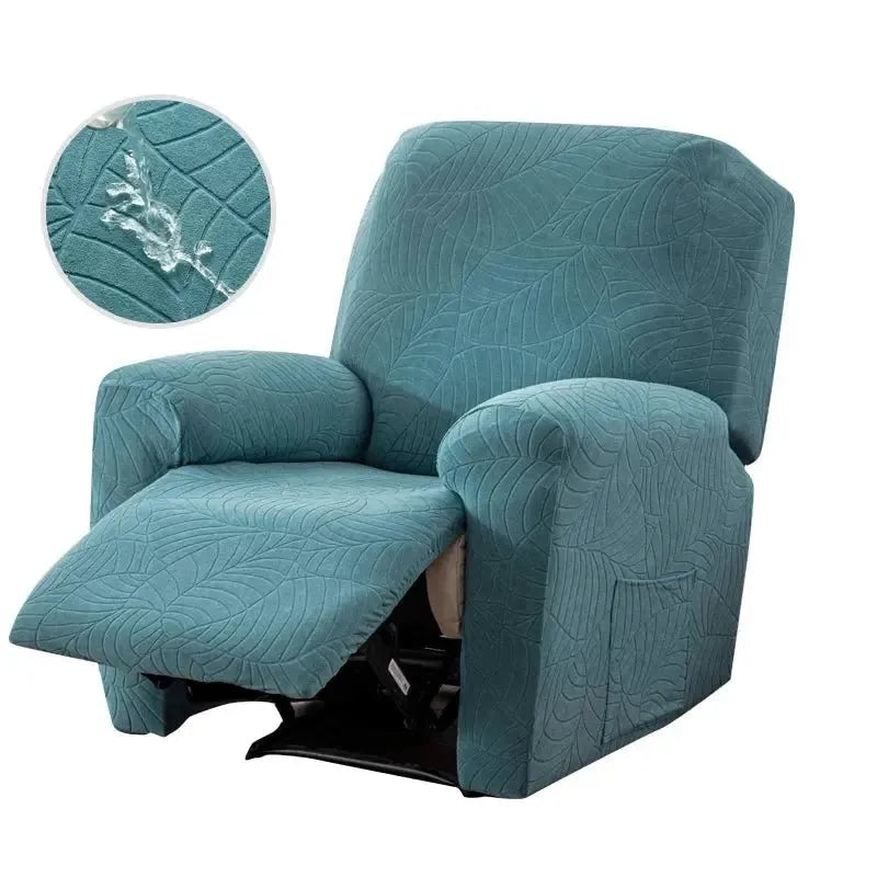 Meigeh Lot 4 Housses Fauteuil Relax Inclinable – Motif Fleurs Ombrées Parfumées – Extensible, Antidrapant, Lavable – Redonne Vie à Ton Fauteuil !
