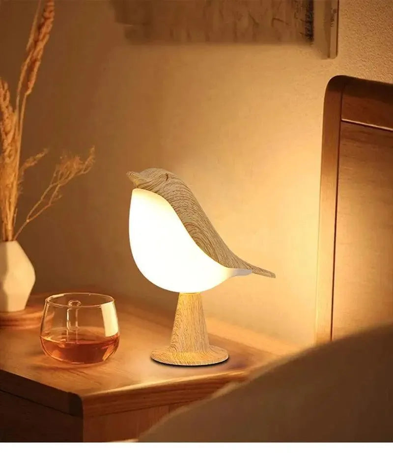 lampe-led-oiseau-en-bois – La Maison de la Housse