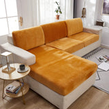 Housse Coussin d'Assise  Velours Orange