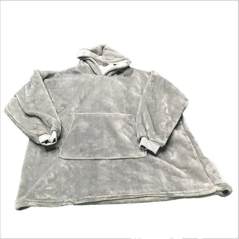 poncho-pull-over-sweatshirt-plaid-universel-homme-femmme-interieur-polaire – La Maison de la Housse