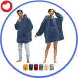 poncho-pull-over-sweatshirt-plaid-universel-homme-femmme-interieur-polaire – La Maison de la Housse