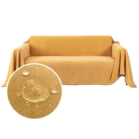 Protège canapé imperméable Jaune - La Maison de la Housse®