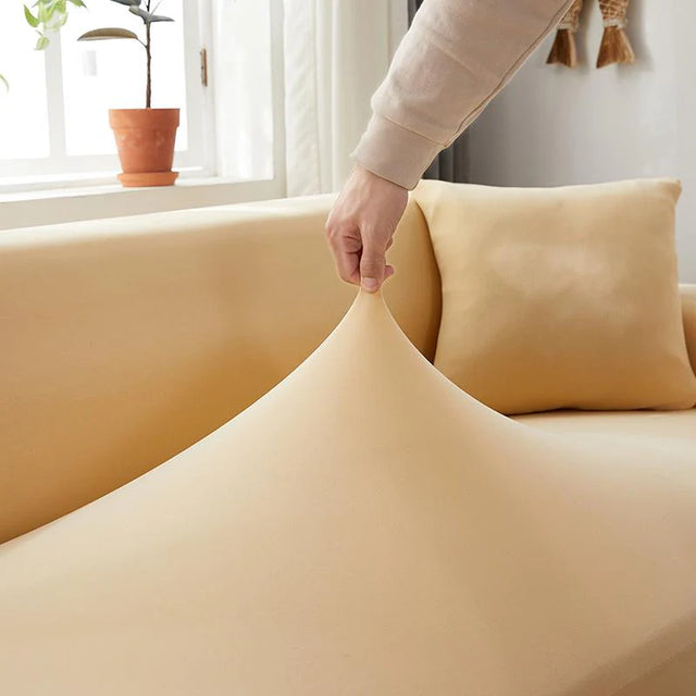 Housse De Canapé d'Angle Beige
