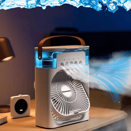 Ventilateur Silencieux Climatiseur Portable Brumisateur USB - FreezeX Air® - La Maison de la Housse®