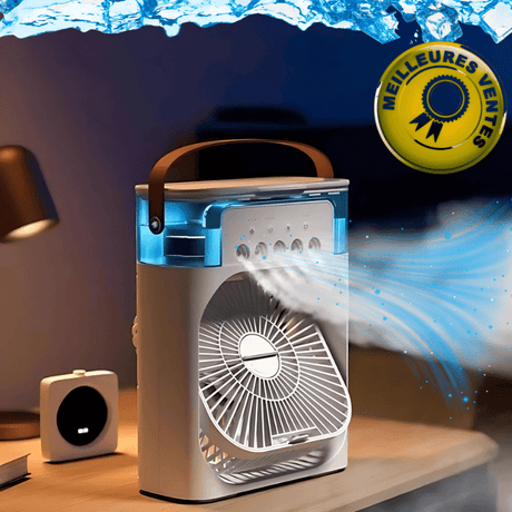 Ventilateur Silencieux Climatiseur Portable Brumisateur USB - FreezeX Air® - La Maison de la Housse®