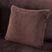 2 Housses De Coussin En Velours Coffee 45x45cm - La Maison de la Housse®