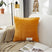 Housse De Coussin En Velours Orange - La Maison de la Housse®