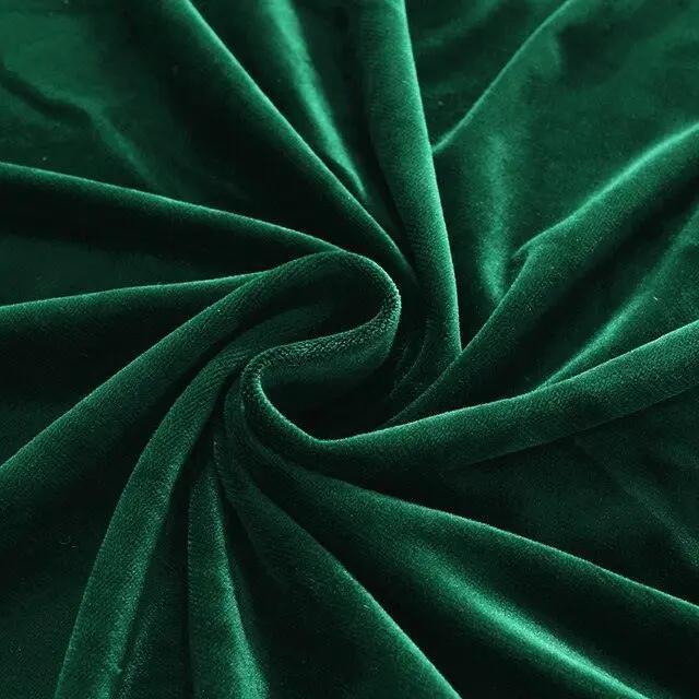 Housse De Coussin En Velours Vert - La Maison de la Housse®