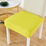 Housse Assise Extensible Jaune Pour Chaise - La Maison de la Housse®