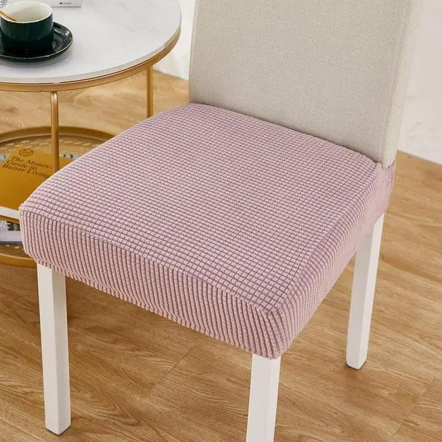Housse Assise Extensible Rose Pour Chaise - La Maison de la Housse®