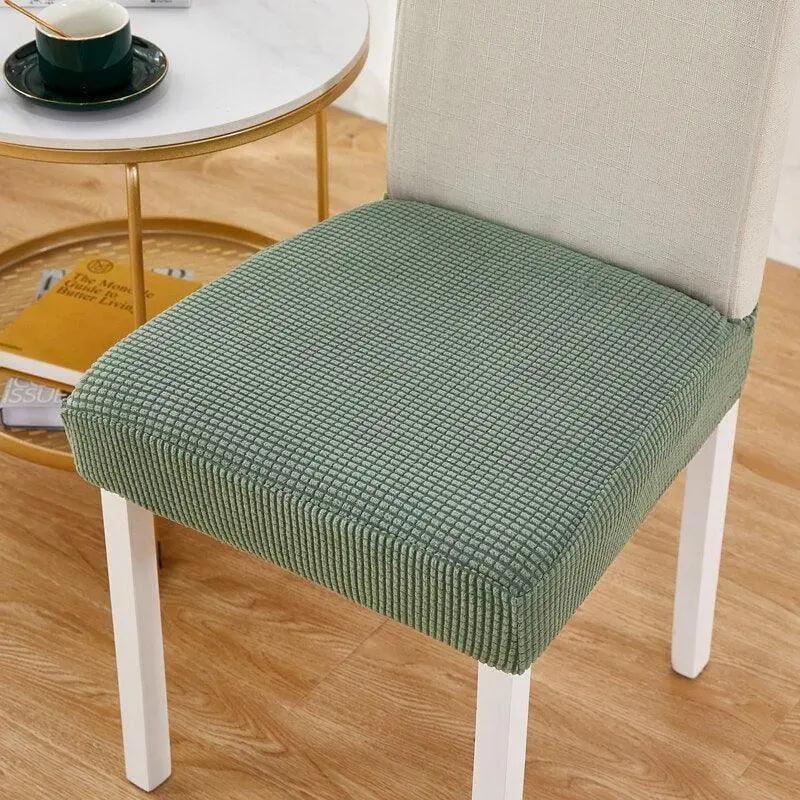 Housse Assise Extensible Vert clair Pour Chaise - La Maison de la Housse®