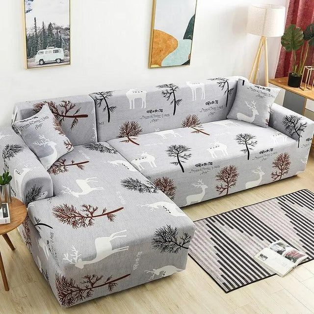 Housse De Canapé d'Angle Rutilicus - La Maison de la Housse®