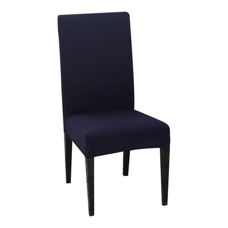 Housse De Chaise Classique Extensible - Bleu Nuit - La Maison de la Housse®