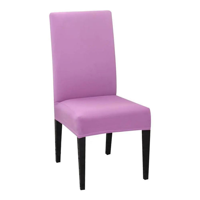 Housse De Chaise Classique Extensible - Violet Clair - La Maison de la Housse®
