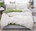 Housse De Couette De Lit Blanc Treillis - Polyester & Coton - La Maison de la Housse®