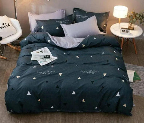 Housse De Couette De Lit Triangle - Polyester & Coton - La Maison de la Housse®