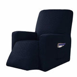 Housse De Fauteuil Inclinable - Bleu Extensible - La Maison de la Housse®