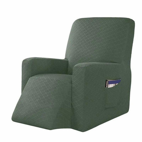 Housse De Fauteuil Inclinable - Vert Extensible - La Maison de la Housse®