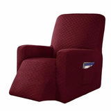 Housse De Fauteuil Relax Inclinable Rouge - La Maison de la Housse®