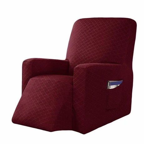 Housse De Fauteuil Relax Inclinable Rouge - La Maison de la Housse®